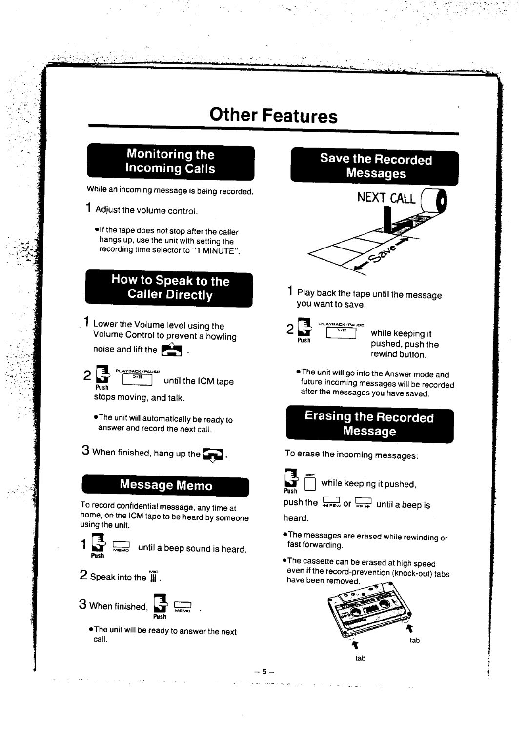 Panasonic KXT1418 manual 