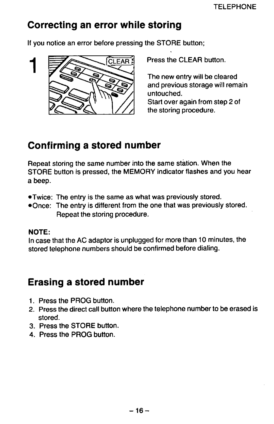 Panasonic KX-T2395D-W, KXT2395 manual 