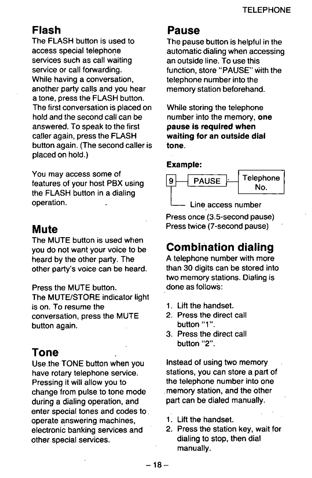 Panasonic KX-T2395D-W, KXT2395 manual 