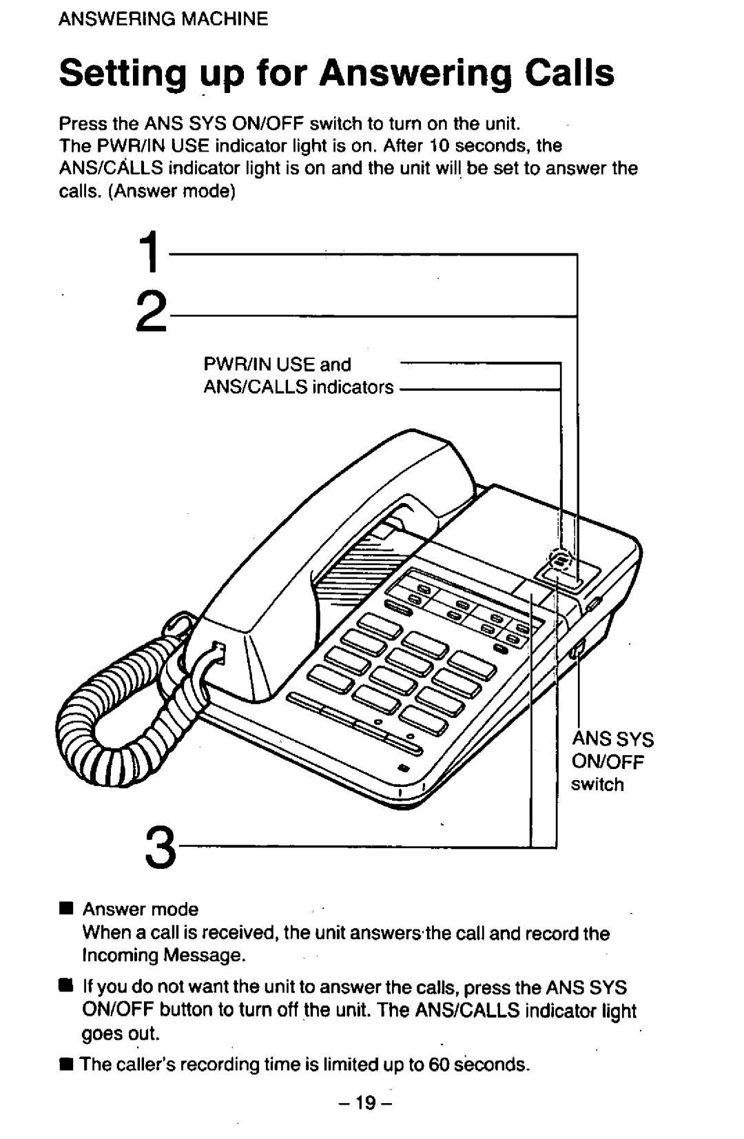 Panasonic KXT2395, KX-T2395D-W manual 