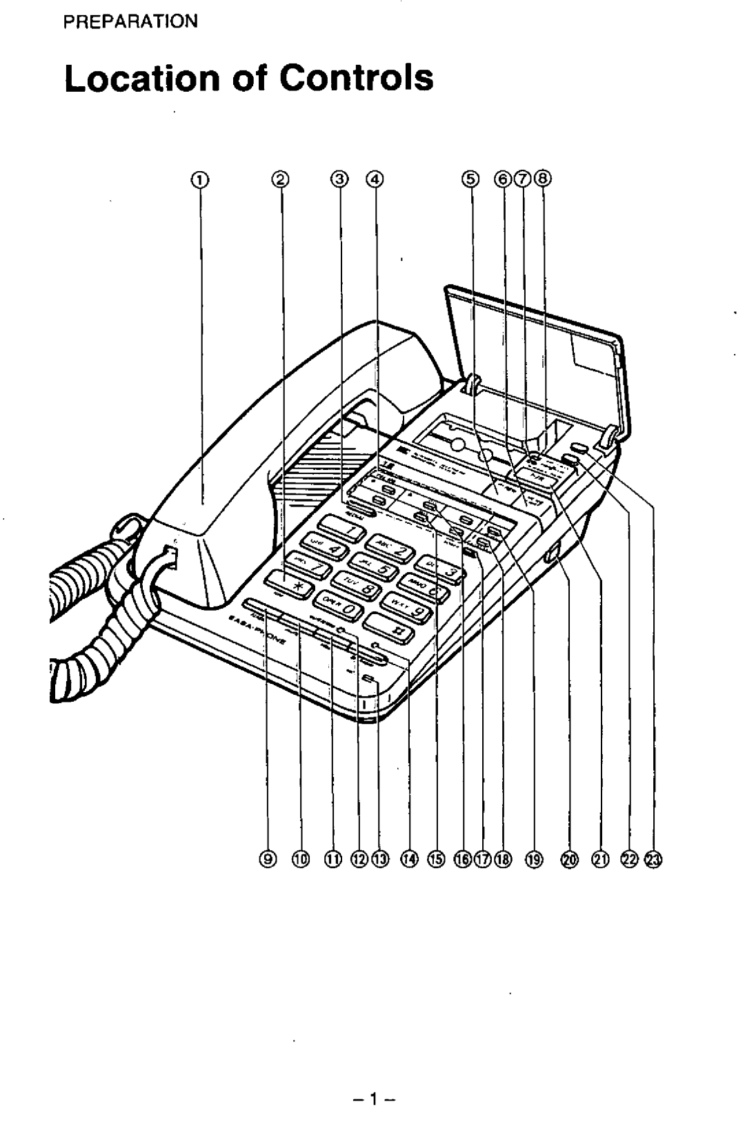 Panasonic KXT2395, KX-T2395D-W manual 