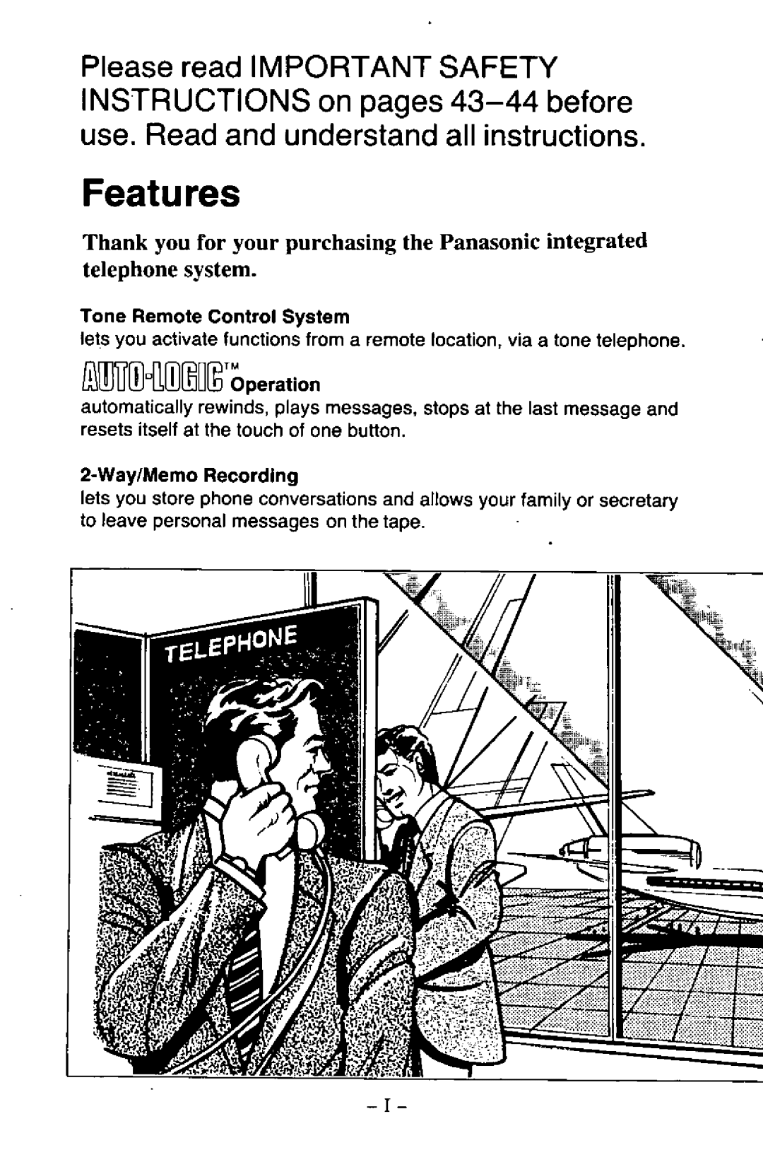 Panasonic KXT2395, KX-T2395D-W manual 