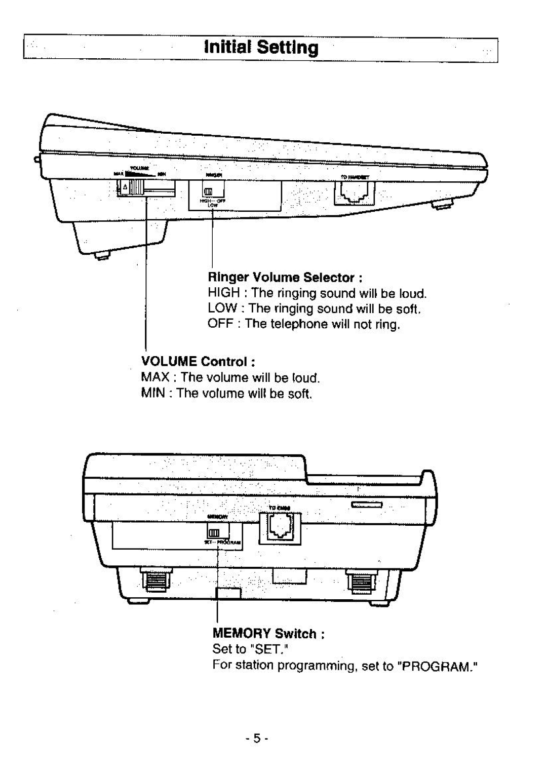 Panasonic KXT7050E manual 