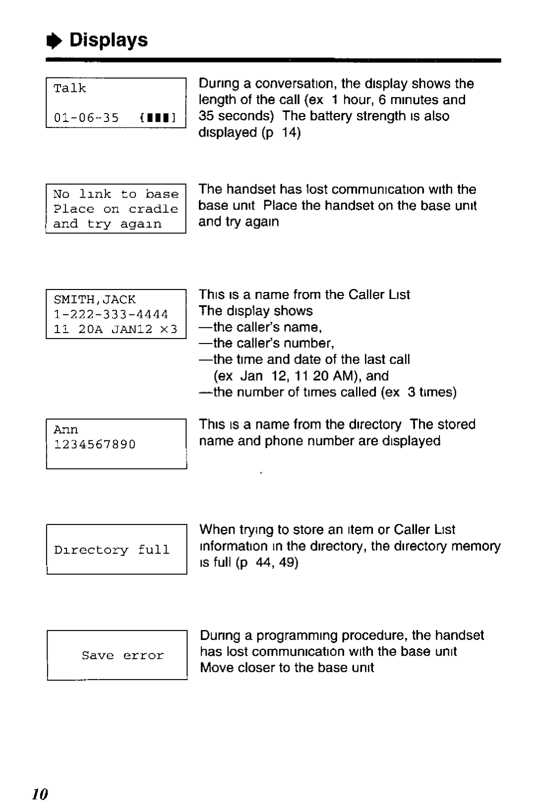 Panasonic KXTC1743PW, KXTC1743G, KXTC1743F, KX-TC1743W, KX-TC1743B manual 