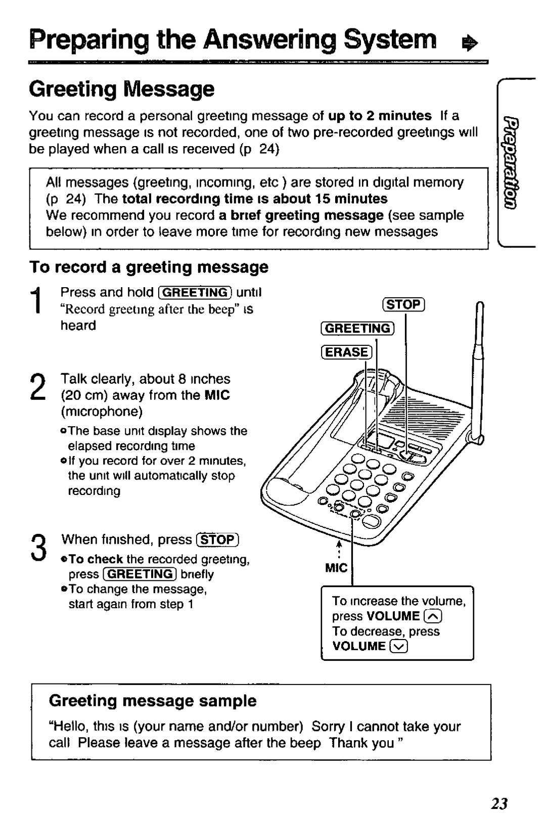 Panasonic KX-TC1743W, KXTC1743PW, KXTC1743G, KXTC1743F, KX-TC1743B manual 