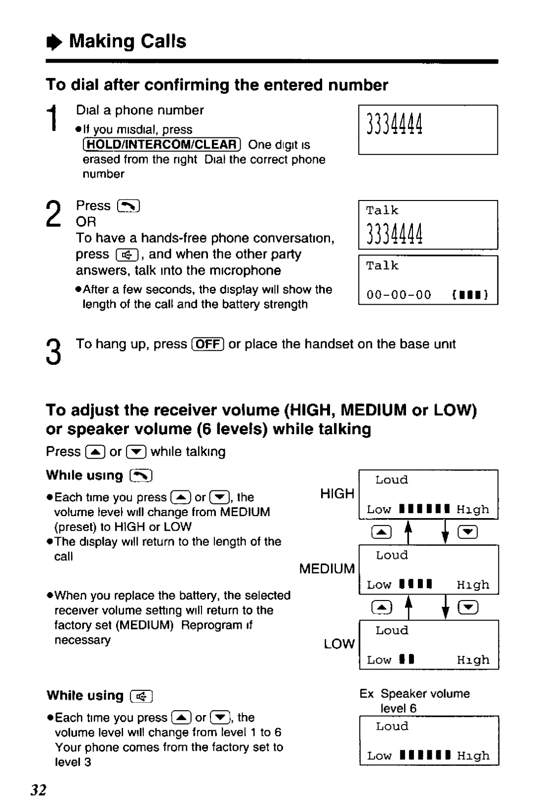 Panasonic KXTC1743F, KXTC1743PW, KXTC1743G, KX-TC1743W, KX-TC1743B manual 