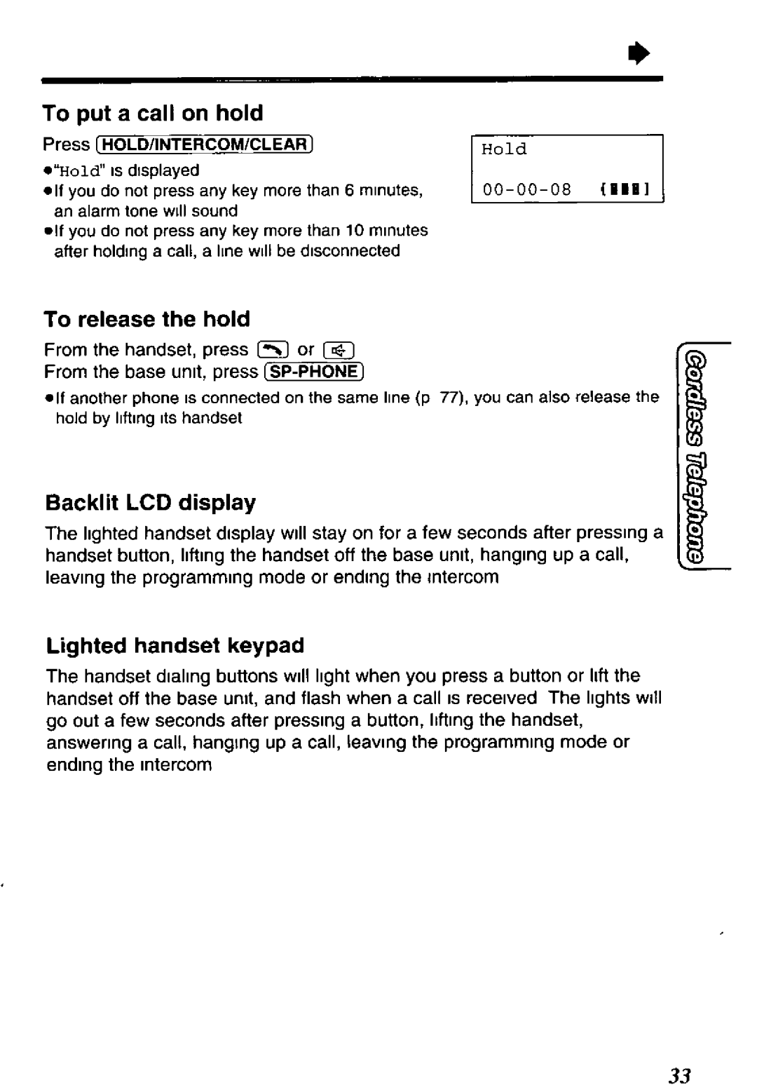 Panasonic KX-TC1743W, KXTC1743PW, KXTC1743G, KXTC1743F, KX-TC1743B manual 