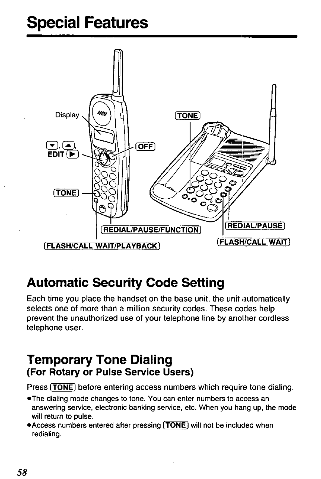 Panasonic KX-TC1743W, KXTC1743PW, KXTC1743G, KXTC1743F, KX-TC1743B manual 