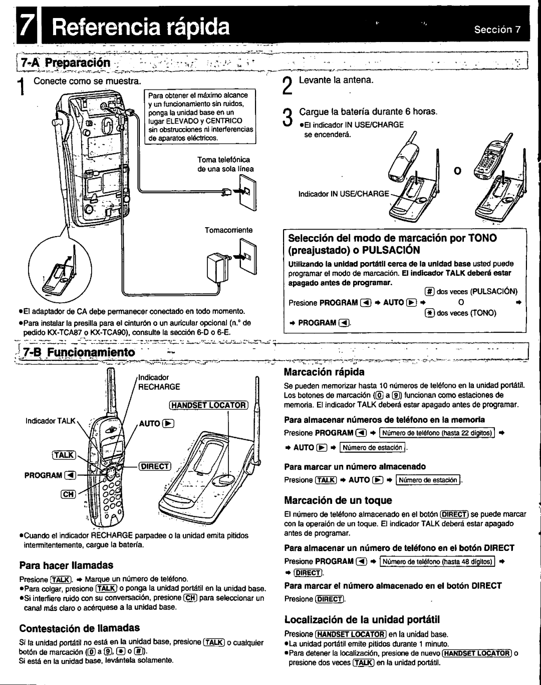 Panasonic KX-TC1801W, KXTC1801B, KXTC1802B manual 