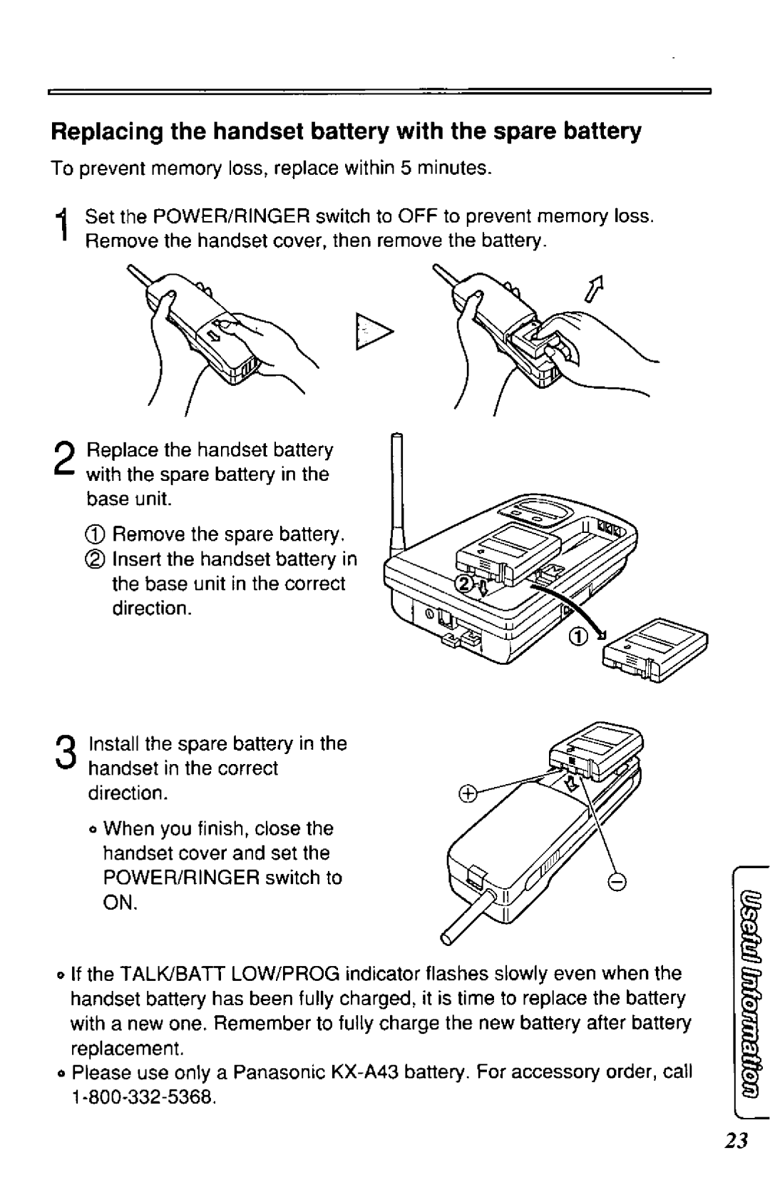 Panasonic KXTC903W manual 