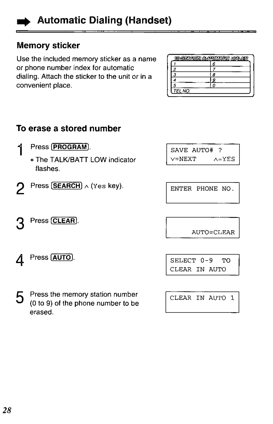 Panasonic KXTCC912B manual 