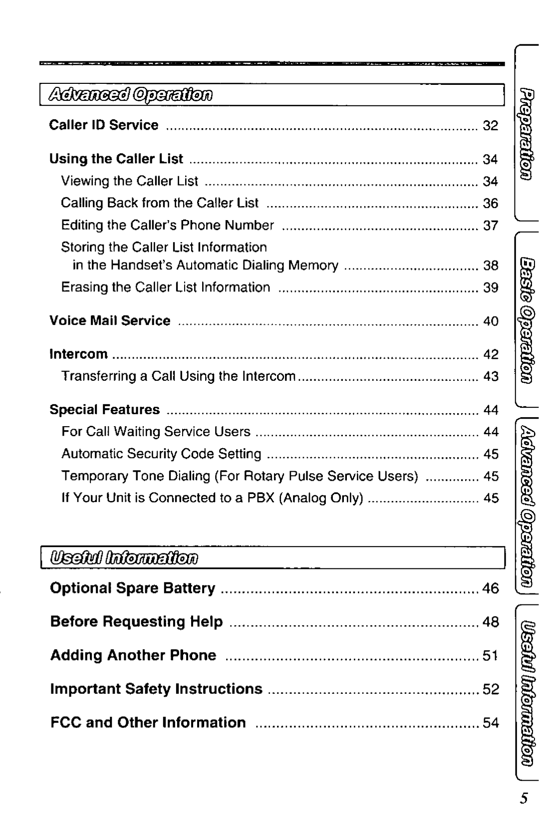 Panasonic KXTCC912B manual 