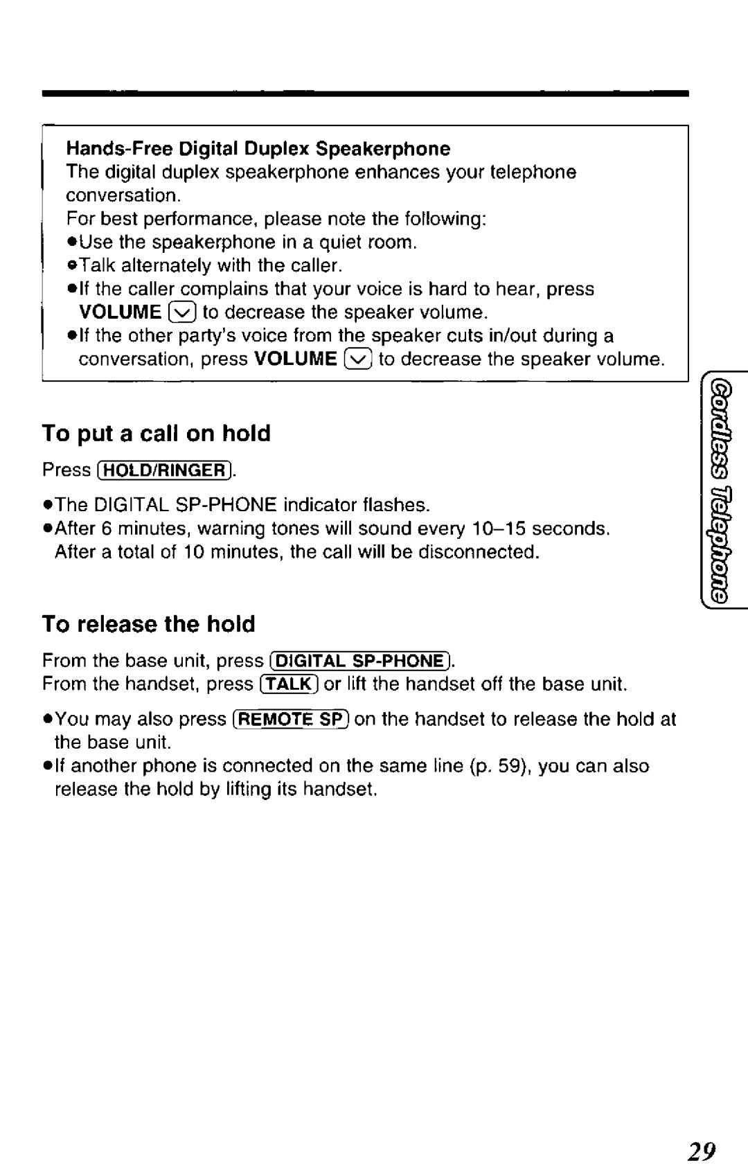 Panasonic KXTCM944B manual 