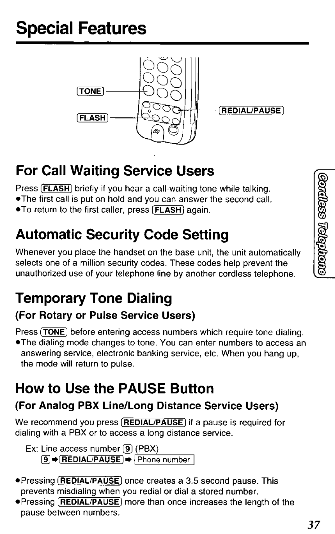 Panasonic KXTCM944B manual 