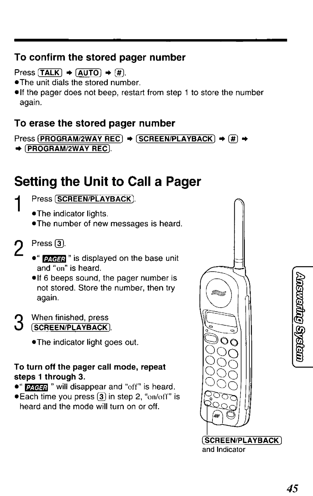 Panasonic KXTCM944B manual 