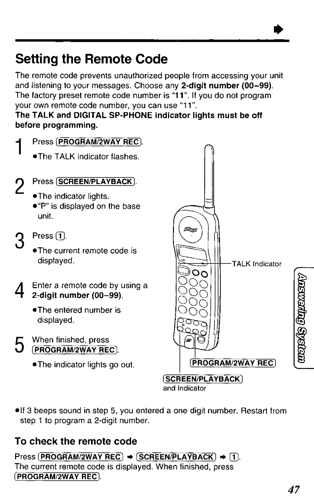 Panasonic KXTCM944B manual 