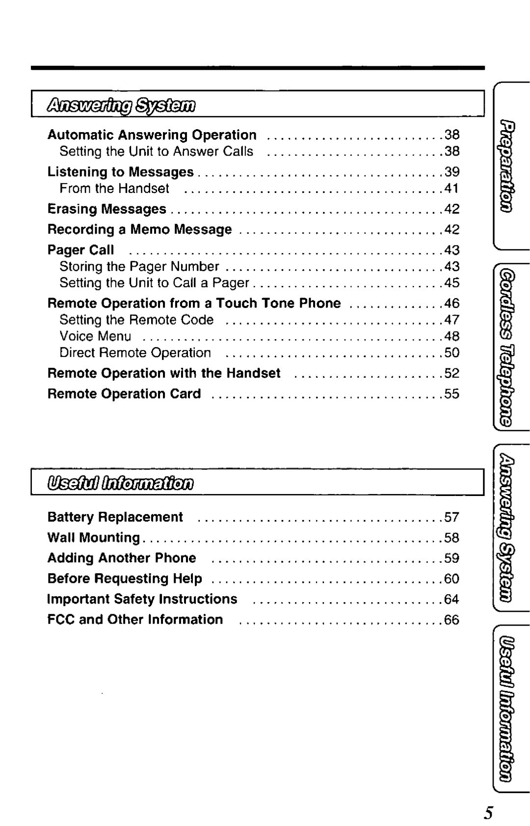 Panasonic KXTCM944B manual 