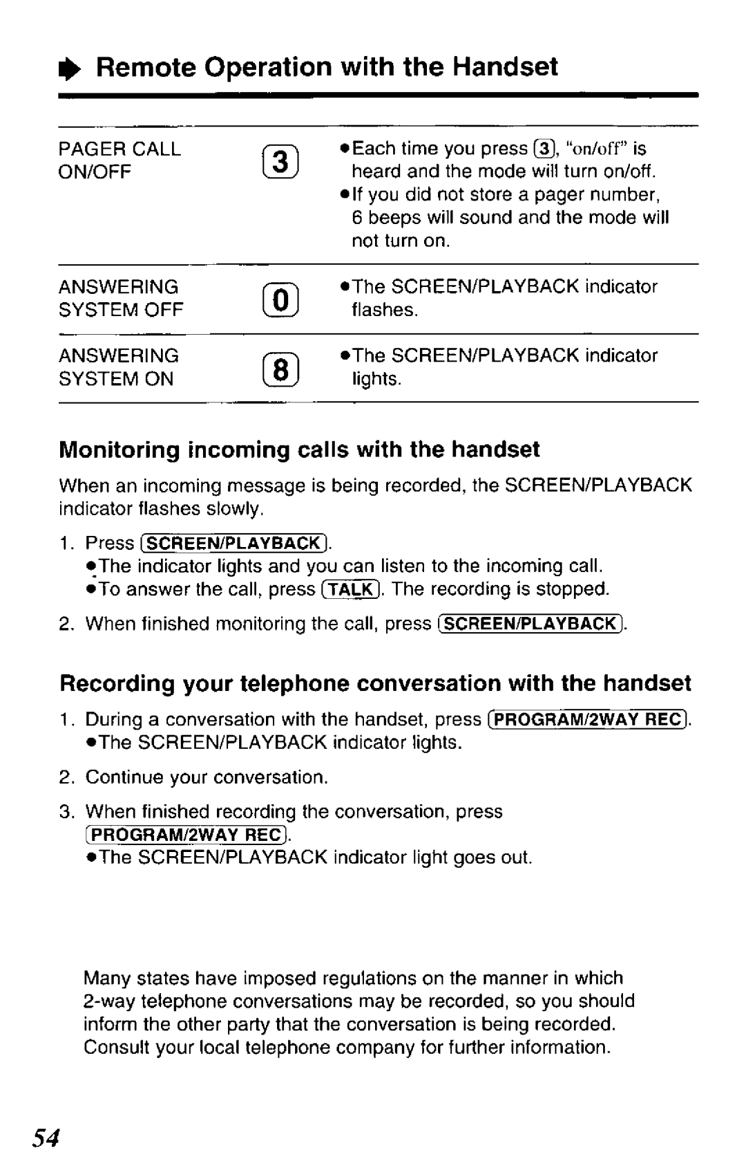 Panasonic KXTCM944B manual 