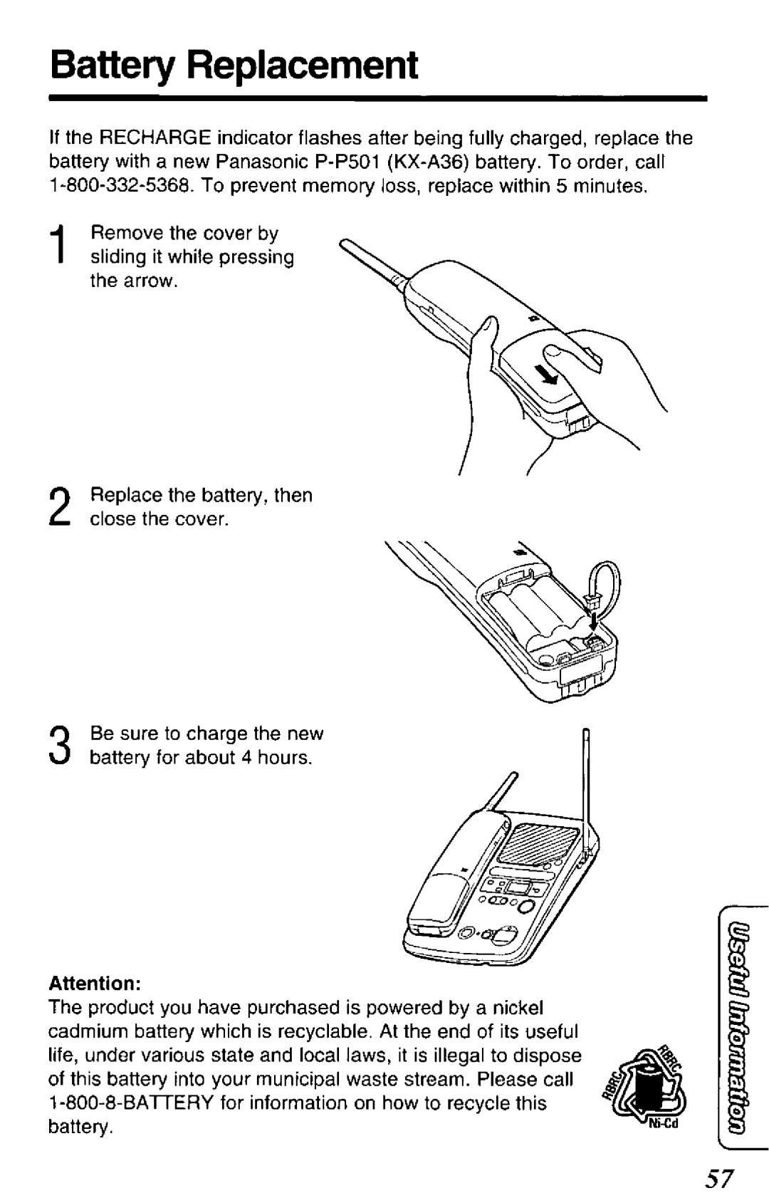 Panasonic KXTCM944B manual 