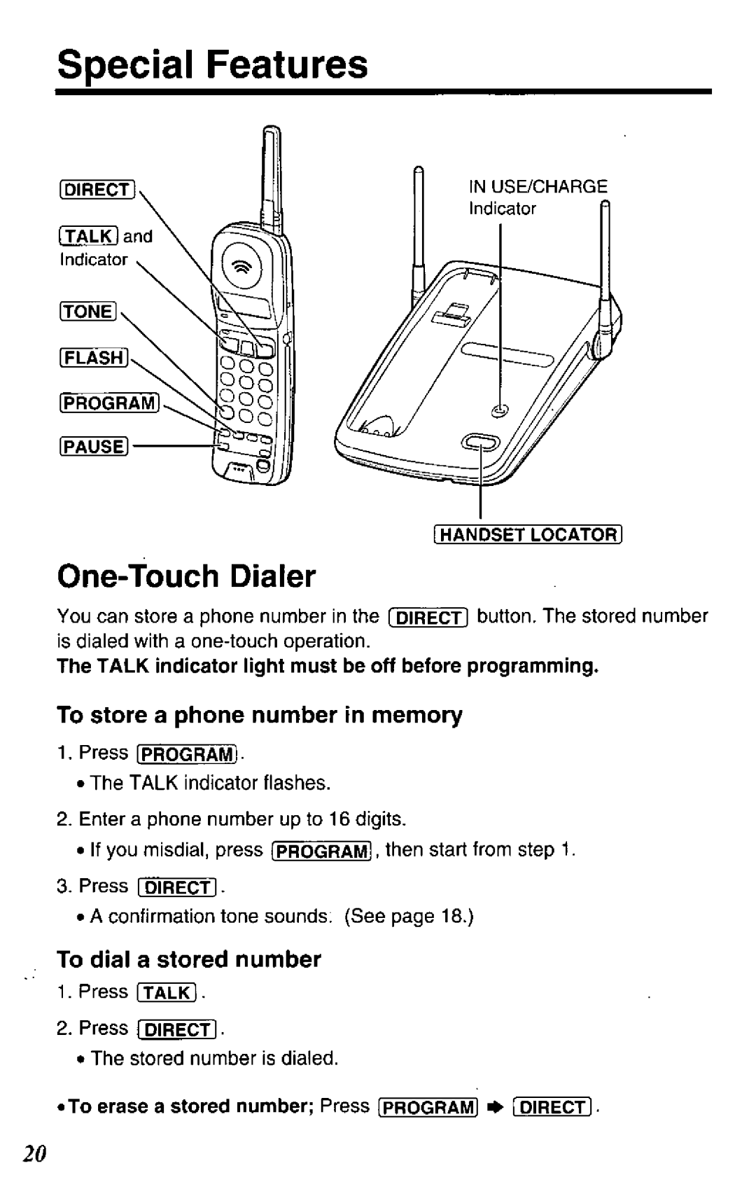 Panasonic KXTG205B, KXTG200B, KXTG200S manual 