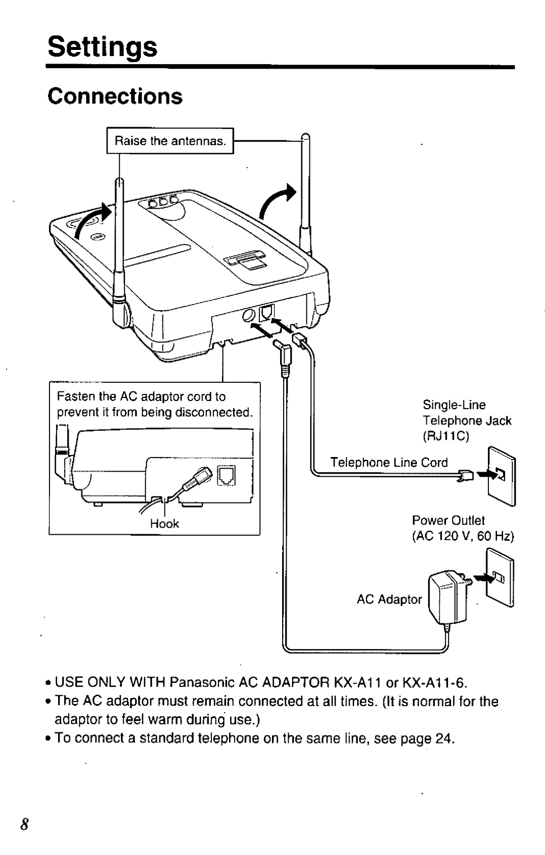 Panasonic KXTG205B, KXTG200B, KXTG200S manual 