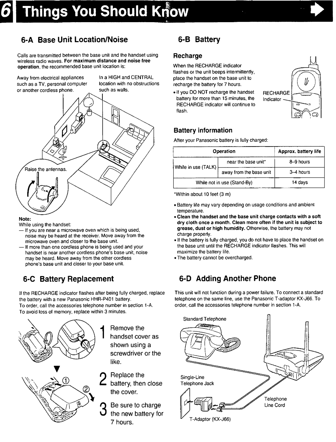 Panasonic KXTG2500S, KX-TG2500B, KX-TG2400B manual 