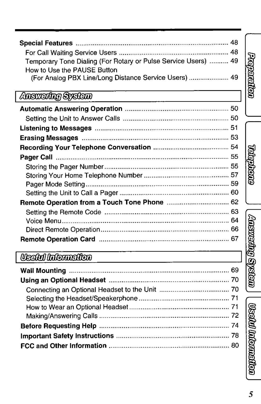 Panasonic KXTMC97B manual 