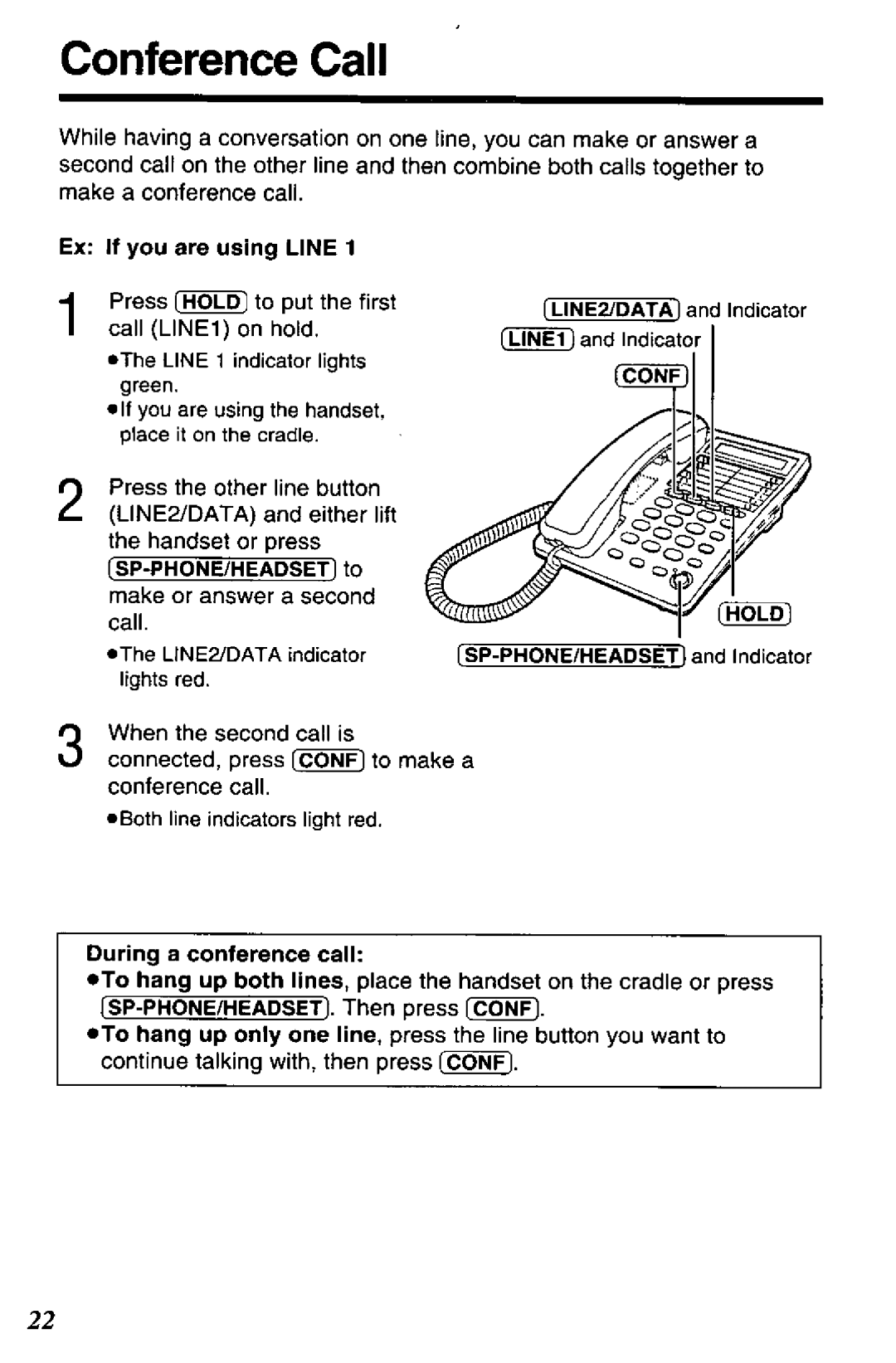 Panasonic KXTS208W manual 