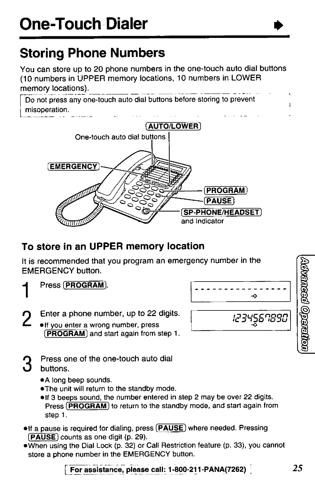 Panasonic KXTS208W manual 