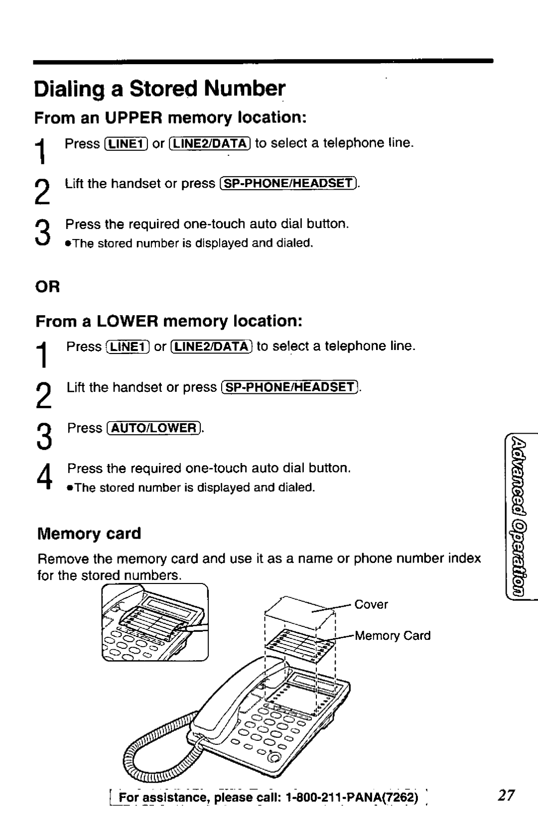 Panasonic KXTS208W manual 