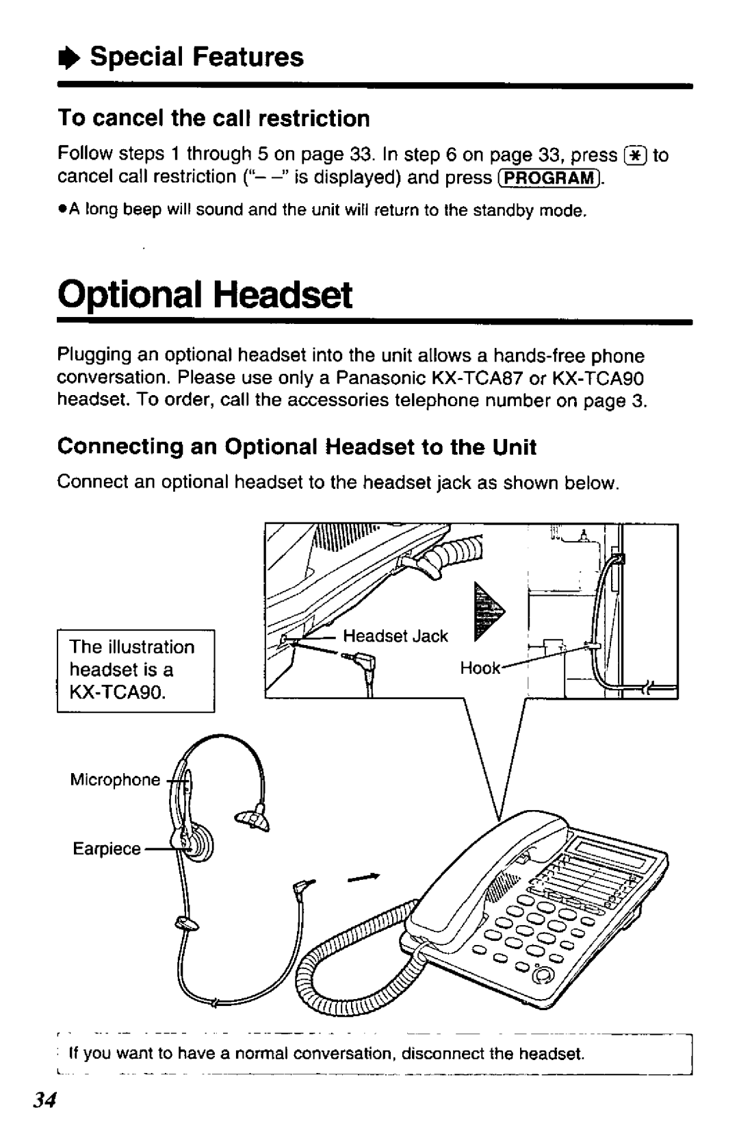 Panasonic KXTS208W manual 