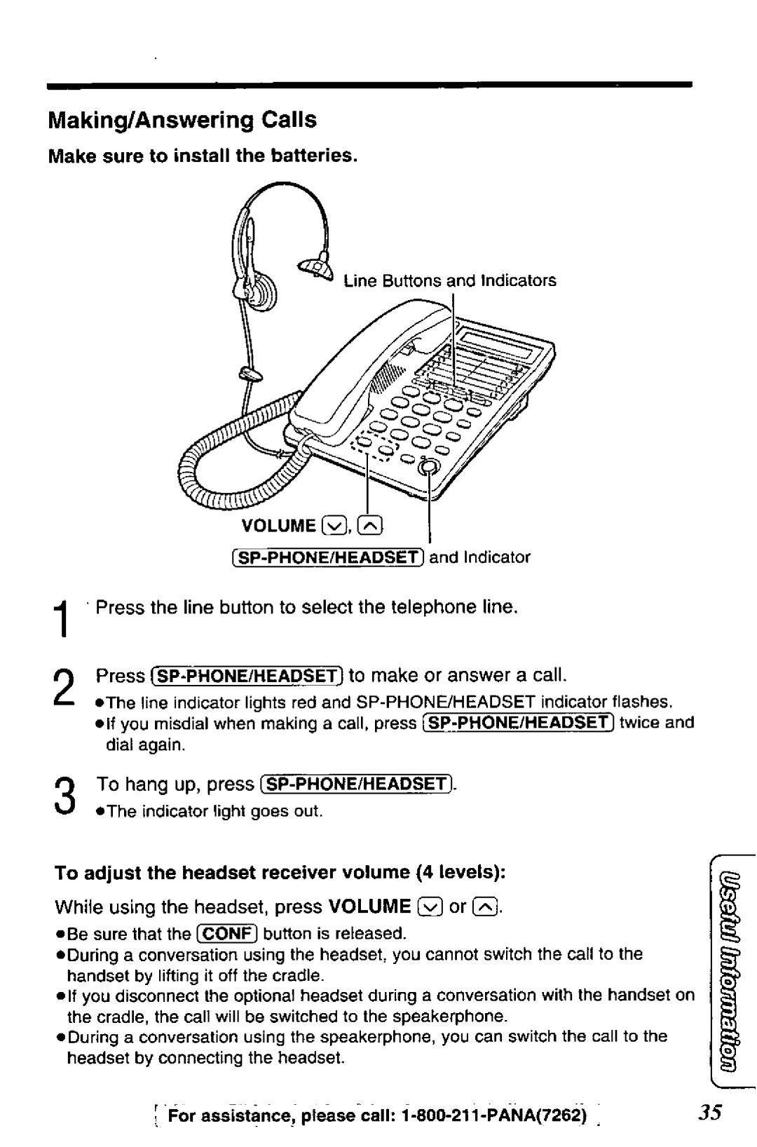 Panasonic KXTS208W manual 