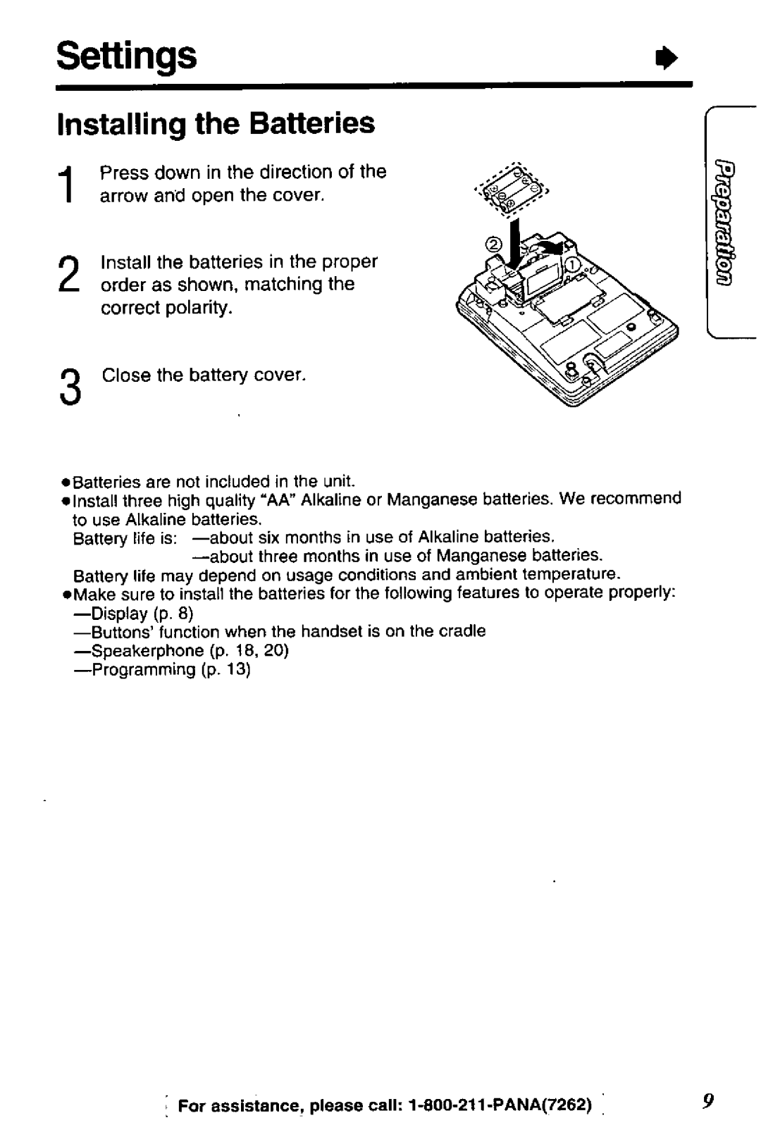 Panasonic KXTS208W manual 