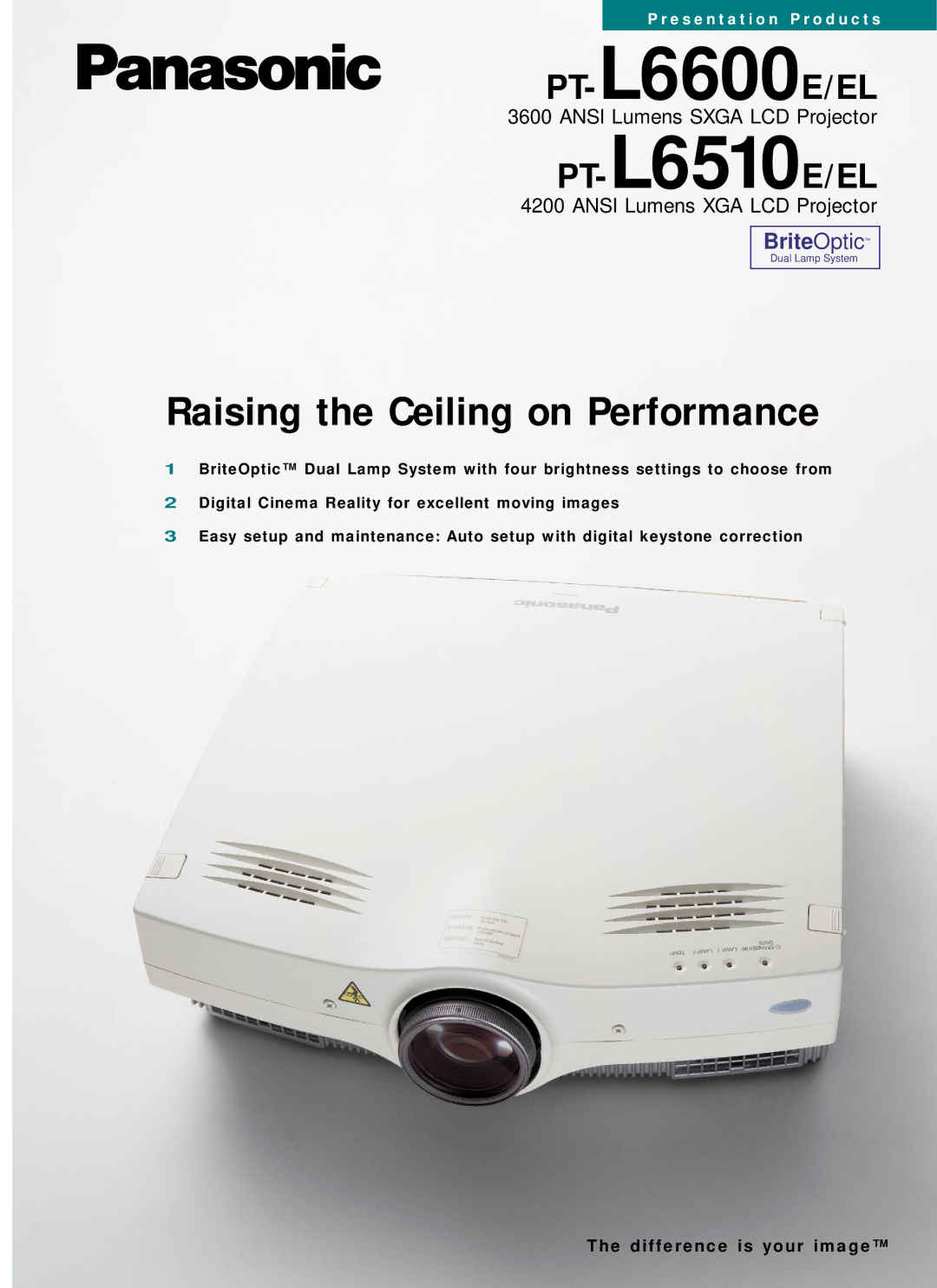 Panasonic L6510E manual Raising the Ceiling on Performance 