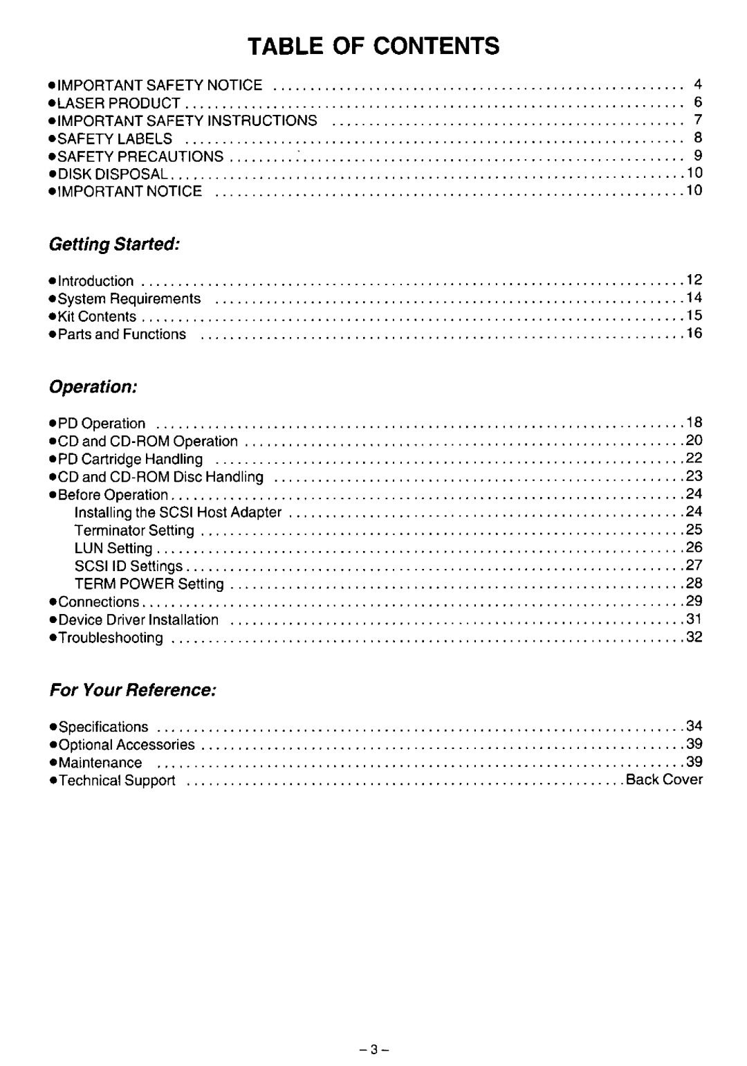 Panasonic LF-1004AB manual 