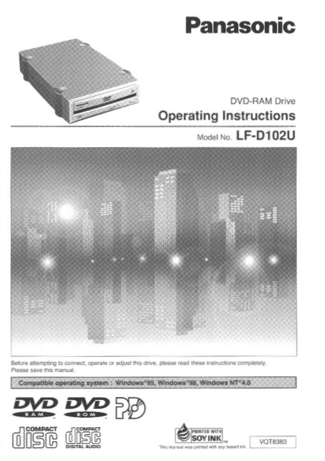 Panasonic LF-D102U manual 
