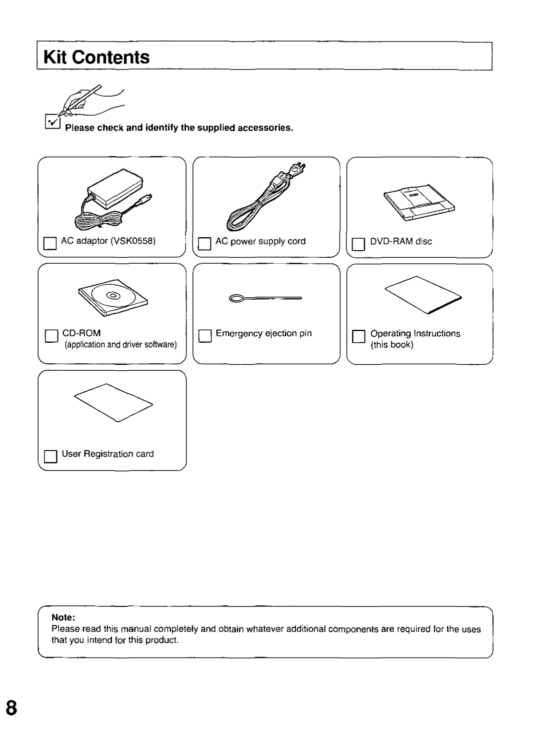 Panasonic LF-D102U manual 