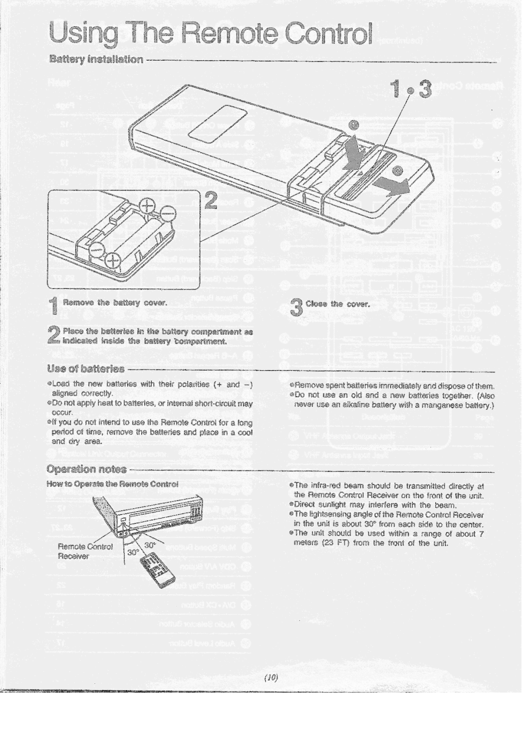 Panasonic LX-200U manual 