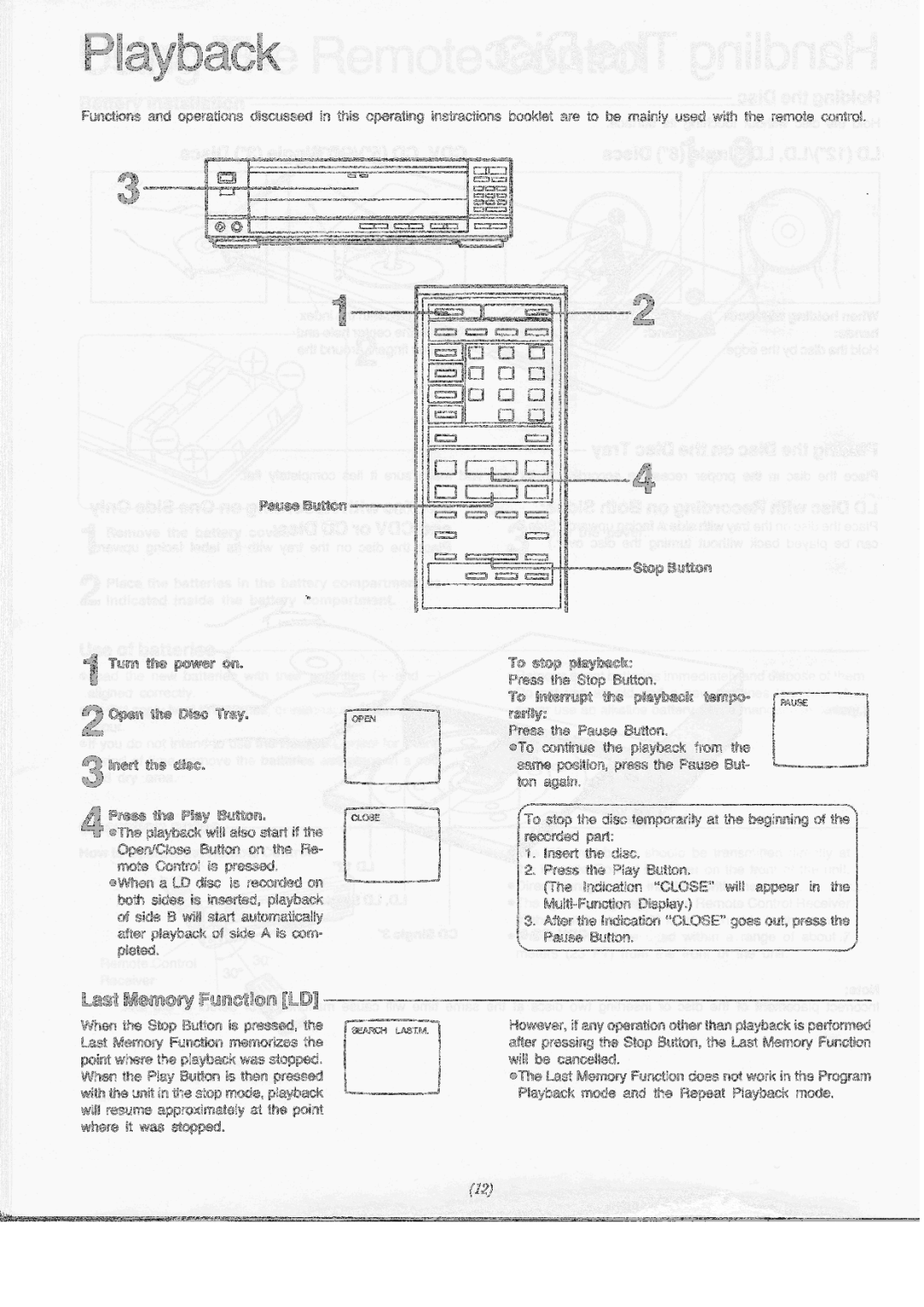 Panasonic LX-200U manual 