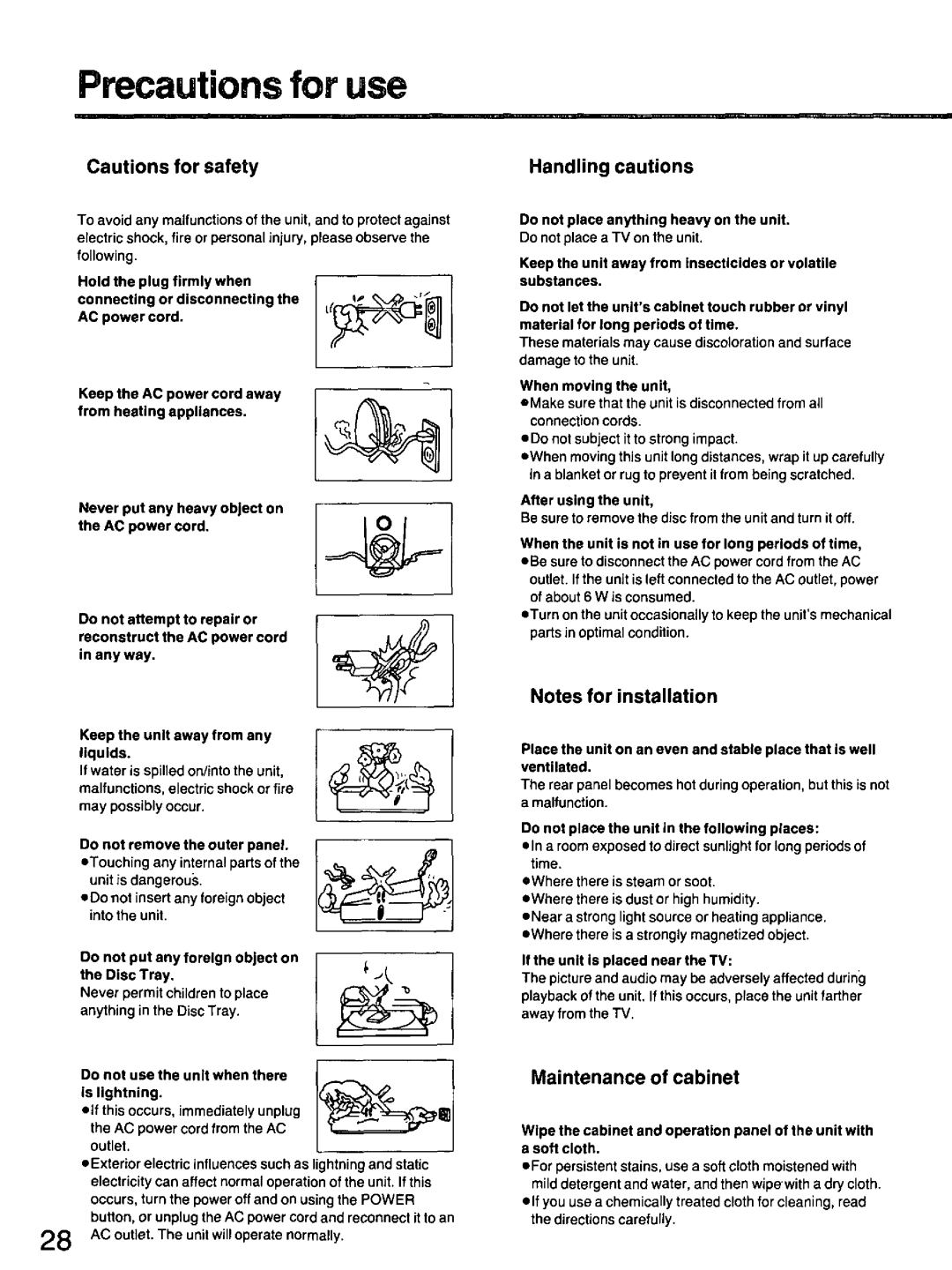 Panasonic lx-h680 manual 