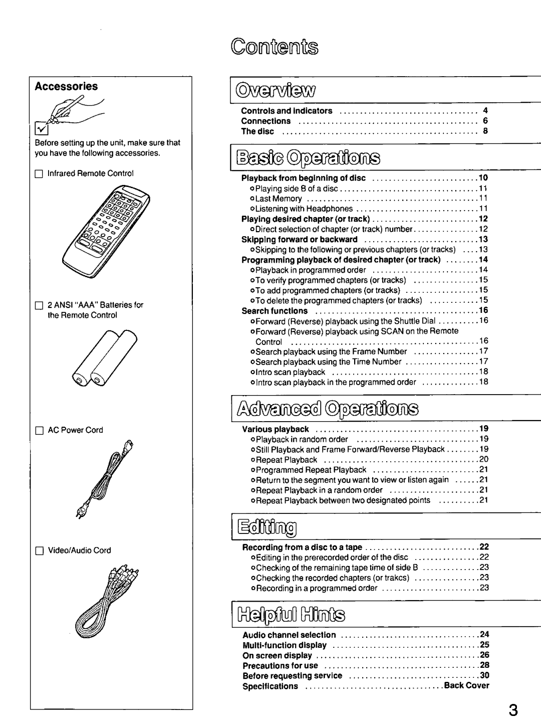 Panasonic lx-h680 manual 