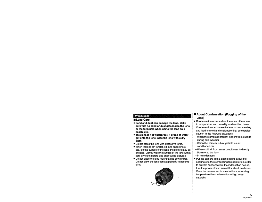 Panasonic LX025 manual 