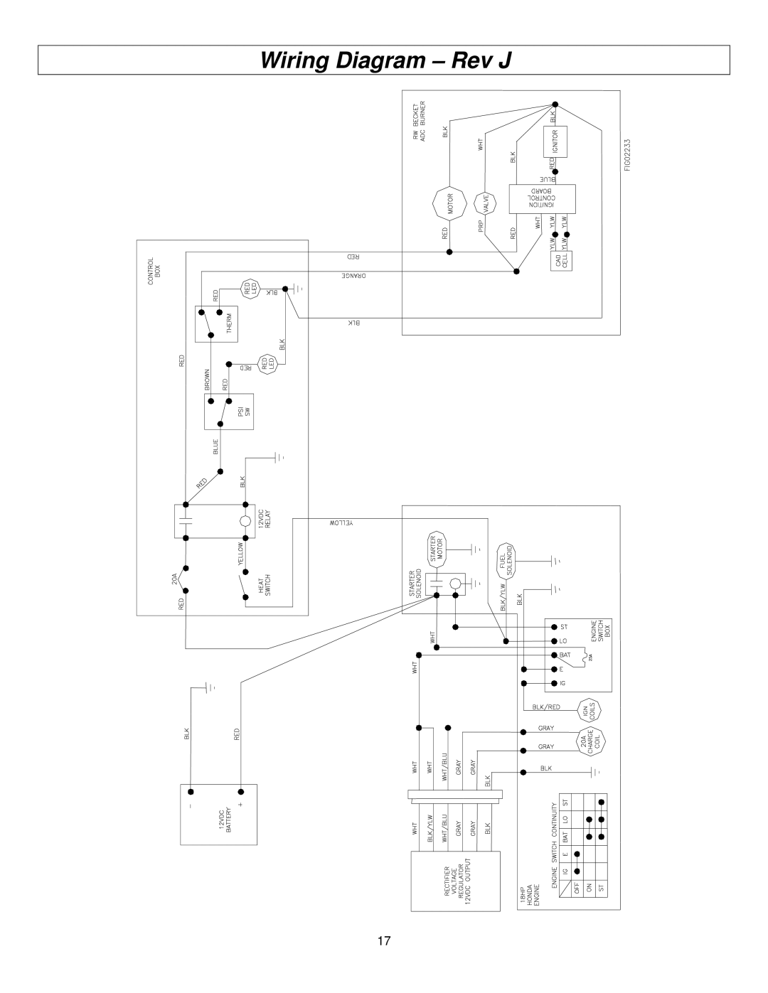 Panasonic M157594J specifications Wiring Diagram Rev J 