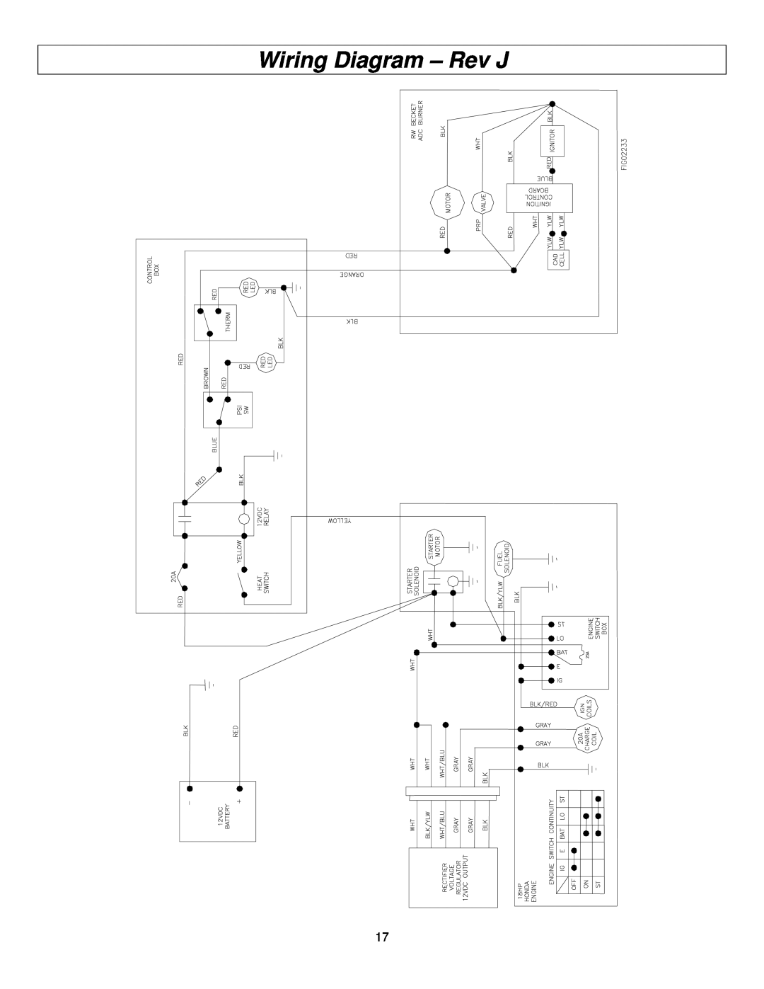Panasonic M157594J specifications Wiring Diagram - Rev J 