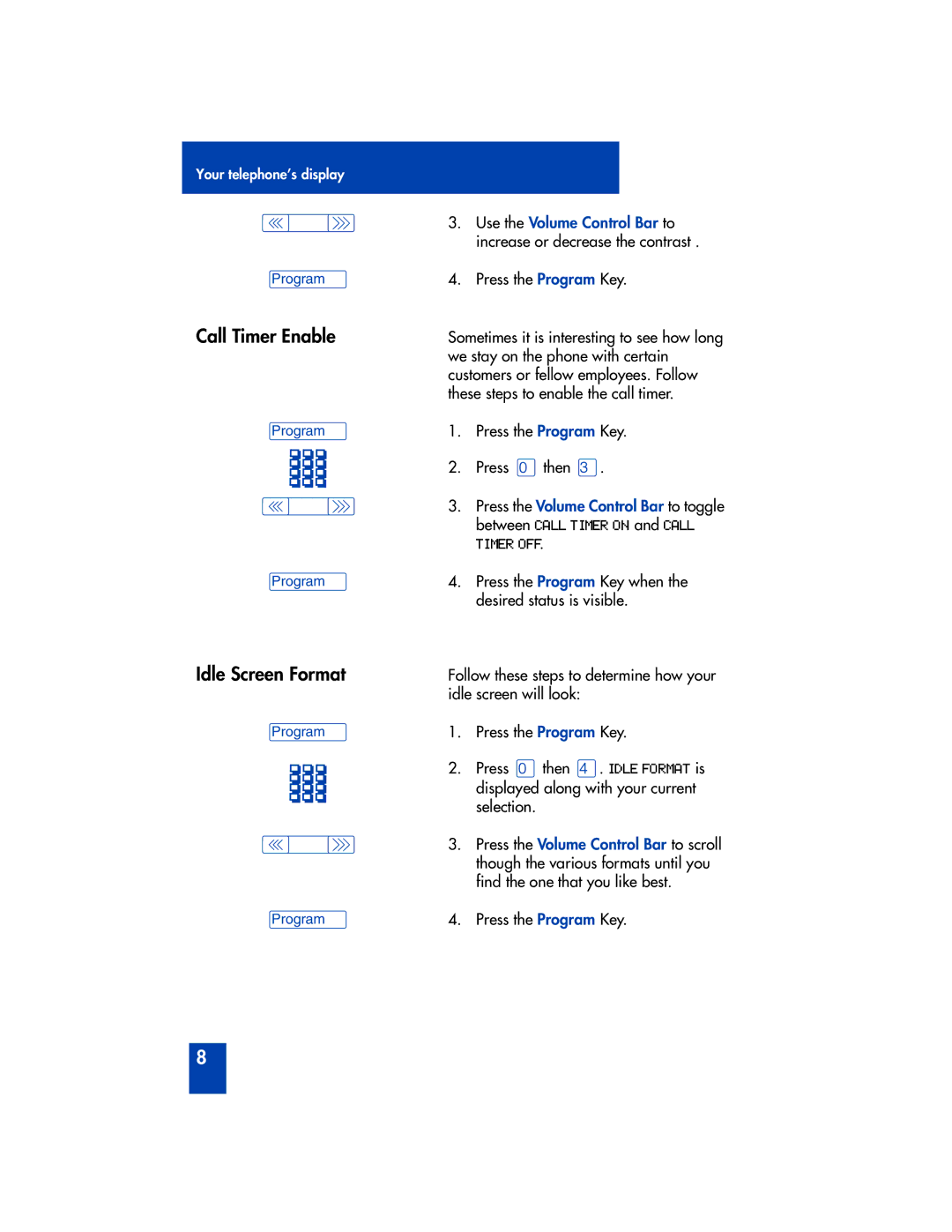 Panasonic M2616 manual Call Timer Enable 