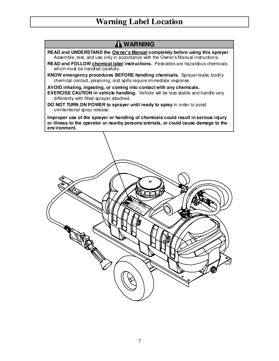 Panasonic M282737F owner manual Differently with filled sprayer attached 