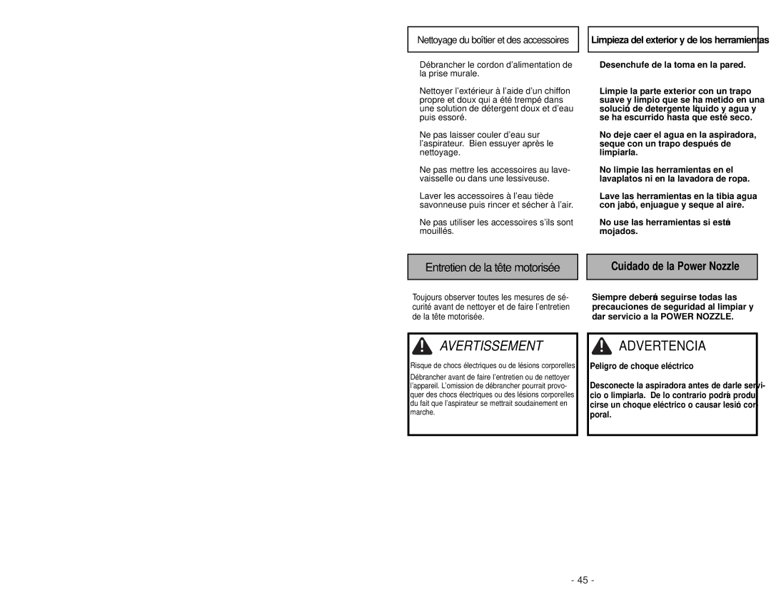 Panasonic MC-CG985 operating instructions To Operate Vacuum Cleaner, Power Cord 