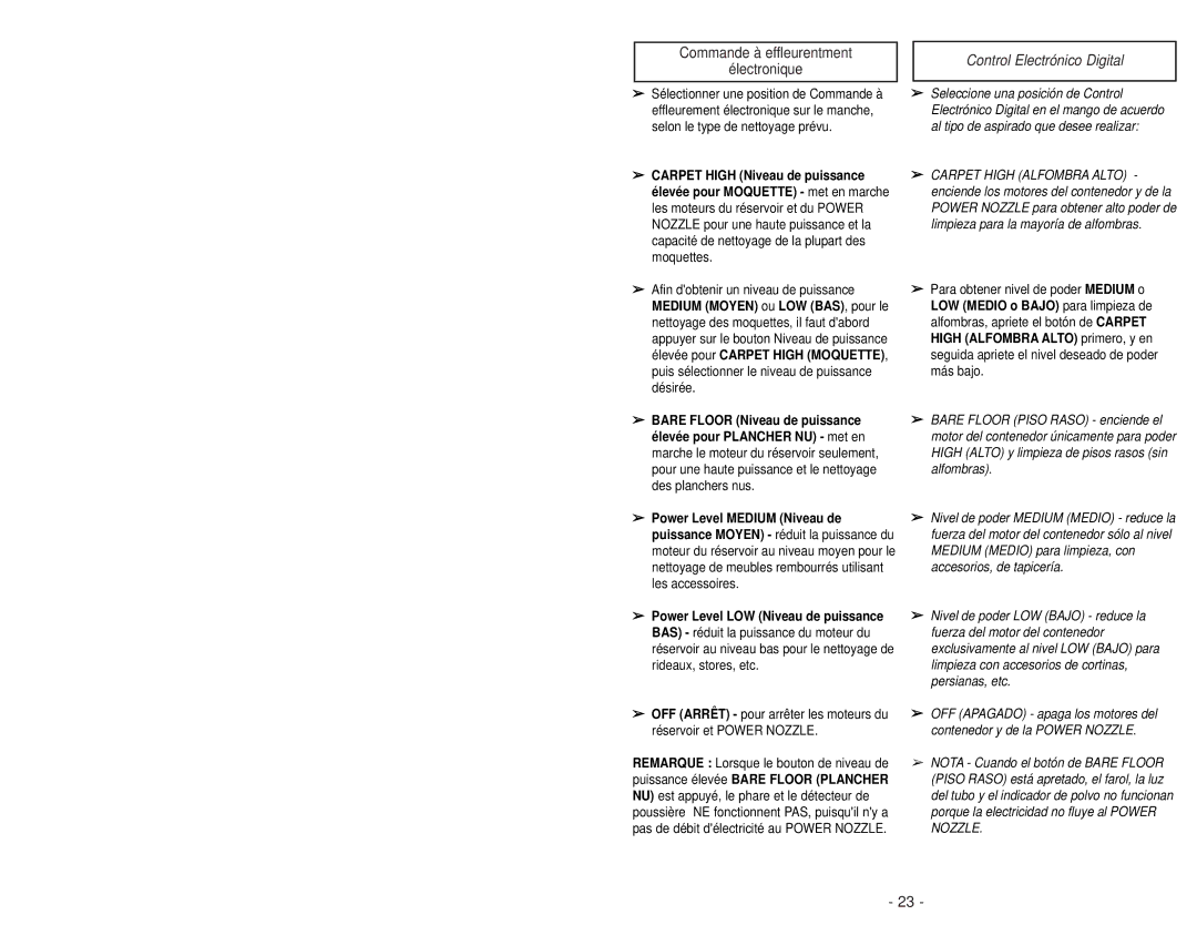 Panasonic MC-CG985 operating instructions Exhaust Filter Changing 