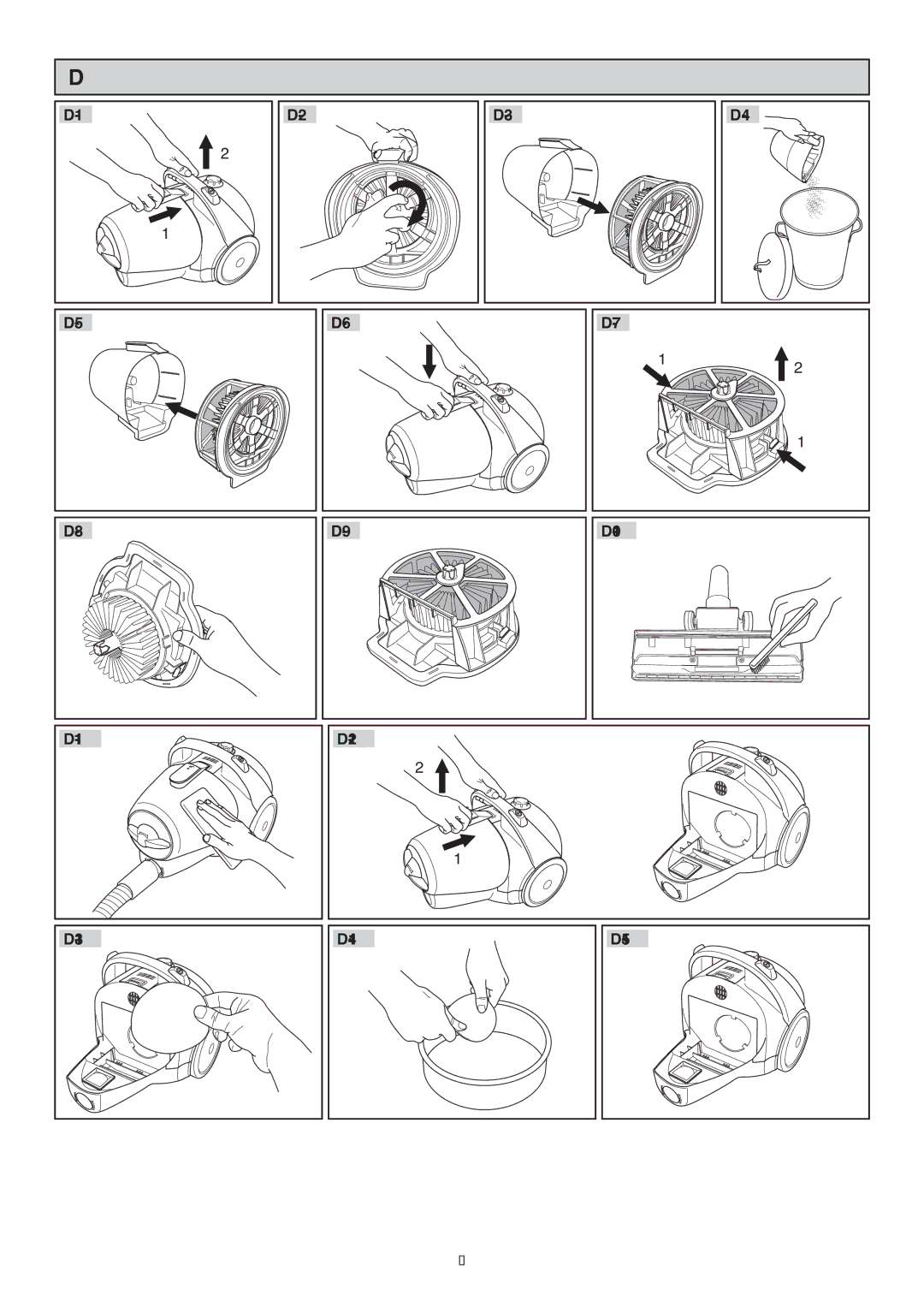 Panasonic MC-CL483K, MC-CL481K important safety instructions Xam 