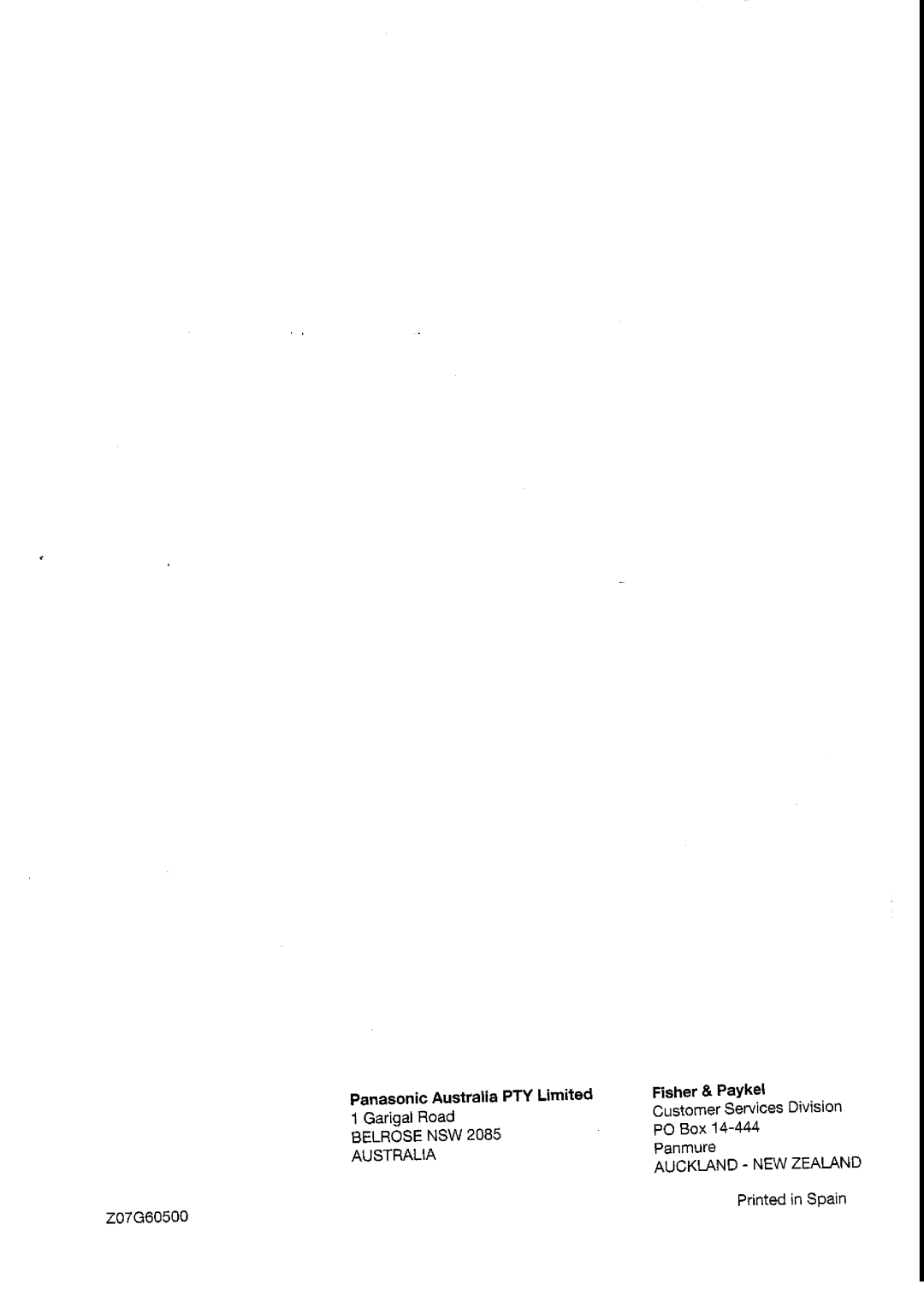 Panasonic MC-E456, MC-E455, mc-e457 manual 